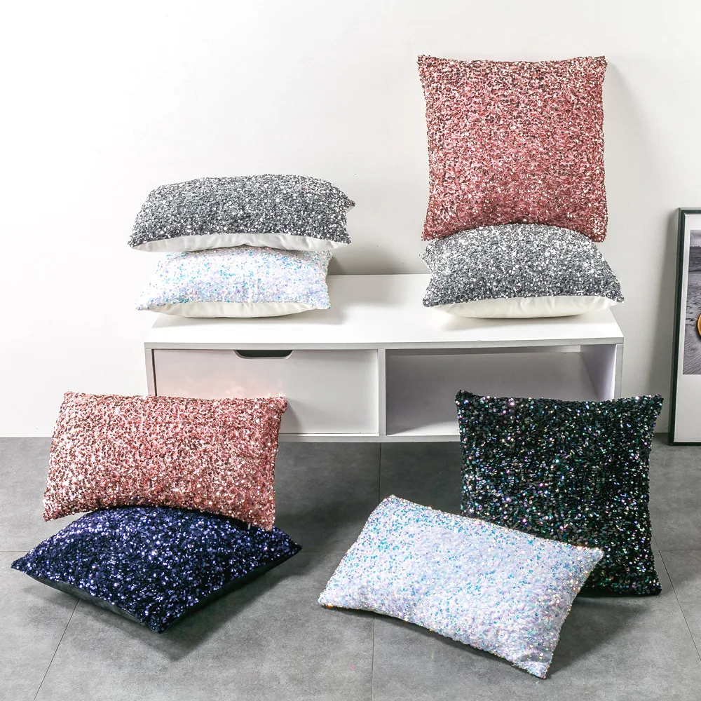 Платье с блестками и вышивкой ручной работы наволочки для диванных подушек