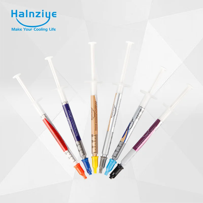Halnziye HY510-TU05A 1 г термальная смазка теплоотвода клей Соединение интерфейс для ЦП GPU светодиодный электронный компоненты кулер процессора
