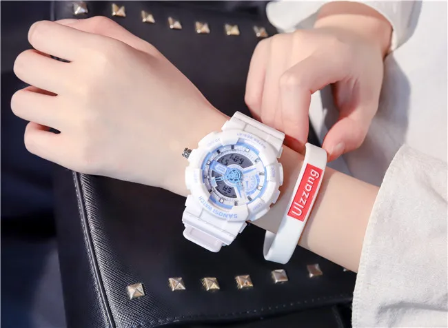 Женские цифровые часы светодиодный Электронные наручные часы Relogio Feminino цифровые водонепроницаемые спортивные часы Relojes De Mujer