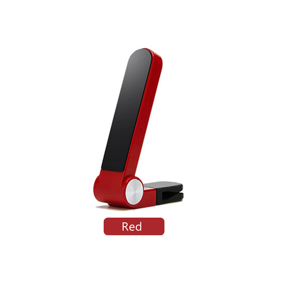 Red Магнитный держатель для телефона в автомобиле универсальный для iPhone 7 8 Air Outlet Stand GPS навигация для samsung L образный держатель для сотового телефона - Цвет: Red