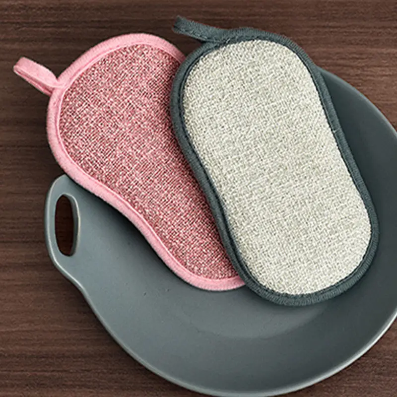 

Kitchen Cleaning Cloths MicroFiber Thicken Double Sided Dishcloths Washing Dish Towel Scrubbing Sponges Kitchen cleaning Tools