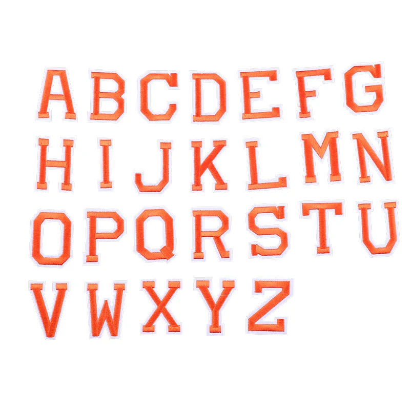 26 шт./лосьон нашивка с английскими буквами вышитая утюгом для одежды английские