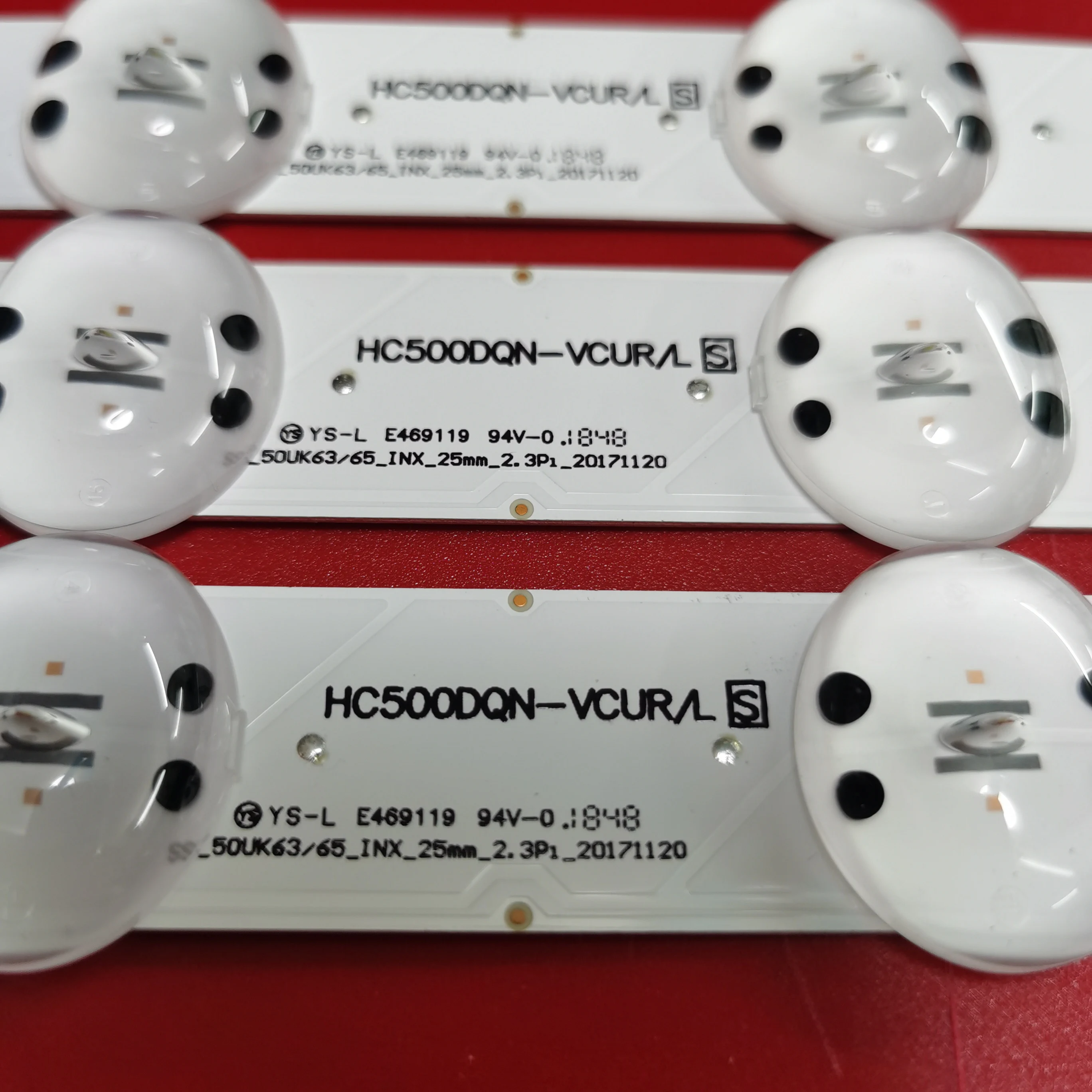 3 шт. подсветка для 50UK6520PSA 50UK6520 50UK6510PSF 50UK6510 50UK6500 50UK6470PLC светодиодный/L 50UK63/65 _ INX |