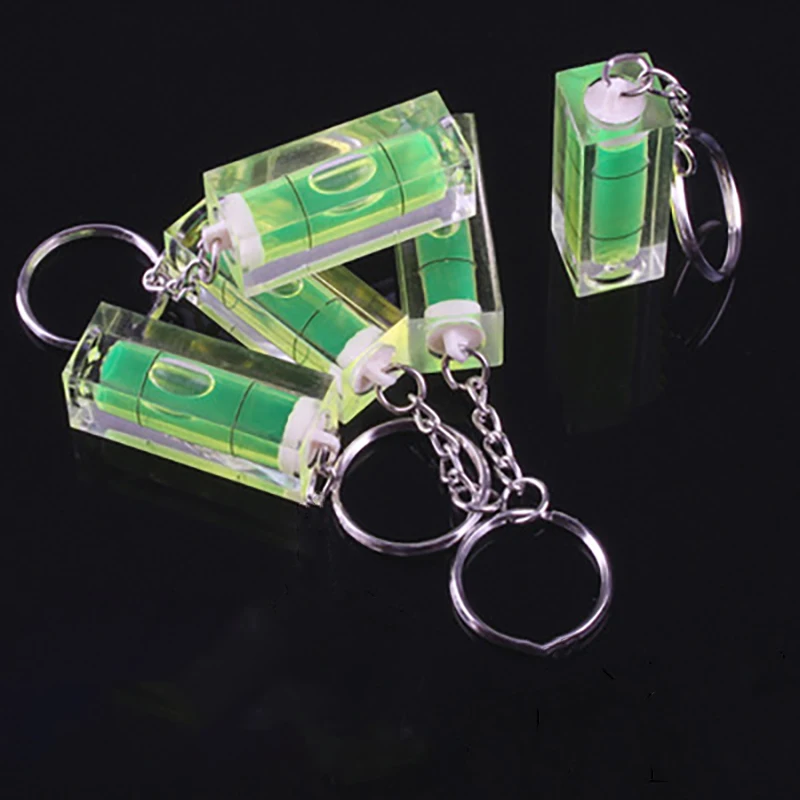 2шт Квадратный уровень Миниатюрный балансировочный духа Небьющийся