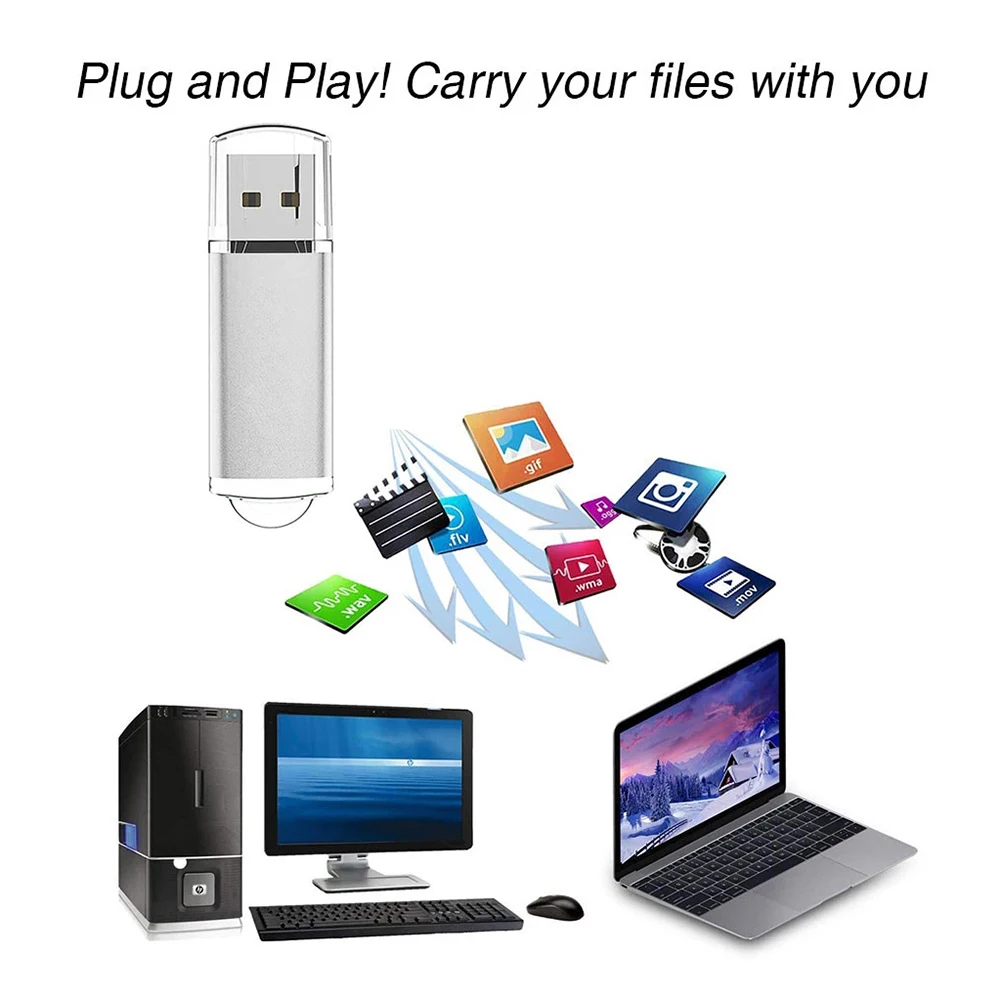 

Metal USB Flash Drive Clear Cap Zinc Alloy High Speed USB 2.0 Pen Drive Memory Stick Pen Drive U Disk Storage Device