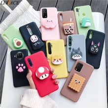 3D Silicone Cartoon Phone Holder Case for xiaomi mi 9 lite se mi9 mi8 8 a2 lite 9t pro a3 a1 note 10 mix 2s stand back cover