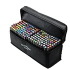 Touchfive набор маркеров 168 цветов художественные маркеры скетч маркеры на спиртовой основе двойная головка художественные Маркеры Набор для рисования манга анимации