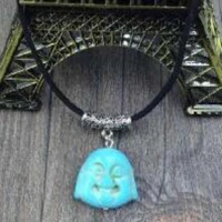 natural turquoise gemstone pendant buddha head necklace gift spread wristband dark matter classic handmade thanksgiving day