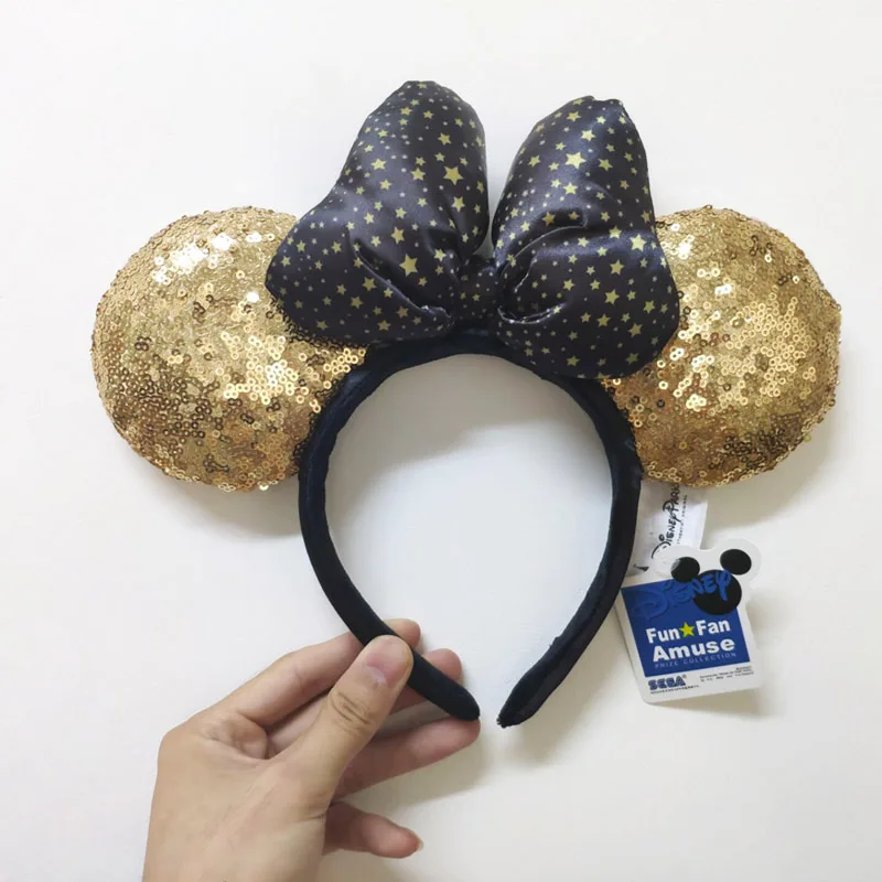 Disney Микки Маус чучело девушка игрушка аксессуары Микки плюшевые девушки головной убор-лента для волос креативный милый подарок на день рождения - Цвет: L