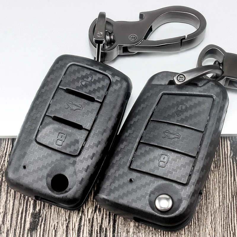 

Car Key Case Cover For VW Volkswagen Passat Polo Golf 4 5 6 7 MK6 MK7 Tiguan Seat Ibiza Leon 2 3 5F MK2 MK3 Skoda Octavia A5 A7