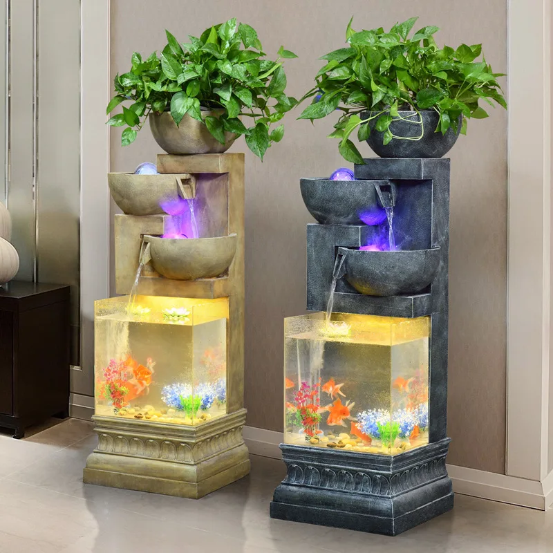 Вода украшения для фонтана домашний тренд микро Ландшафтный увлажнитель Lndoor