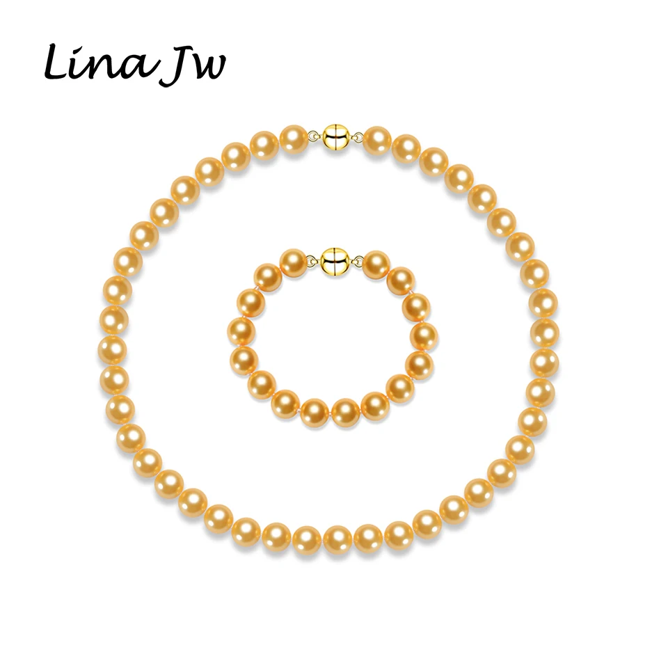 

Женское Ожерелье с жемчугом, Ювелирное Украшение с круглыми жемчужинами ЮЖНОГО МОРЯ белого/черного/золотого цвета, Свадебный Рождественск...