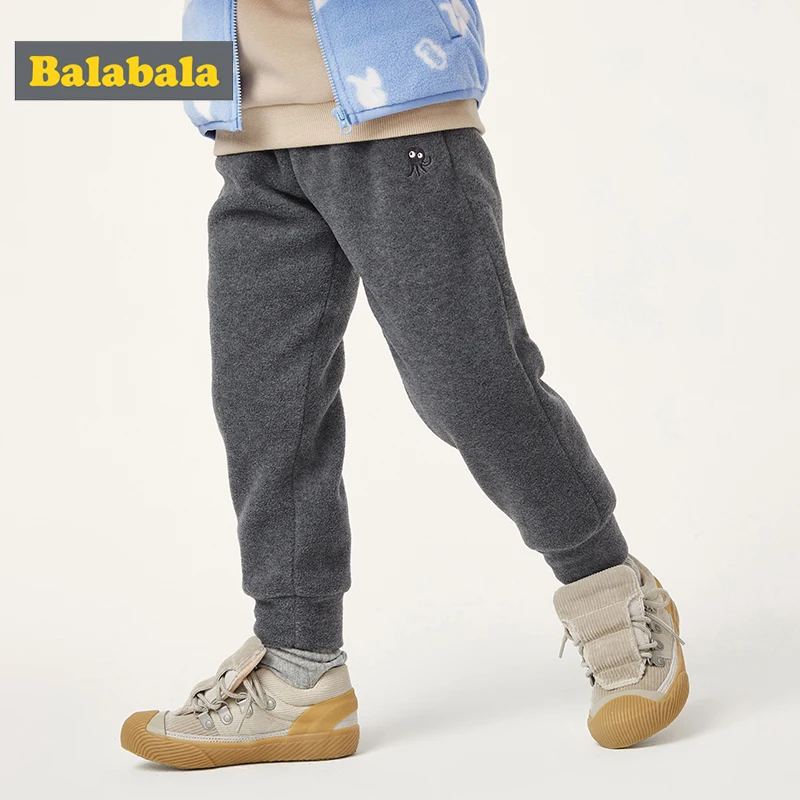 Брюки Balabala для мальчиков и девочек Сезон осень-зима Детская одежда Новинка