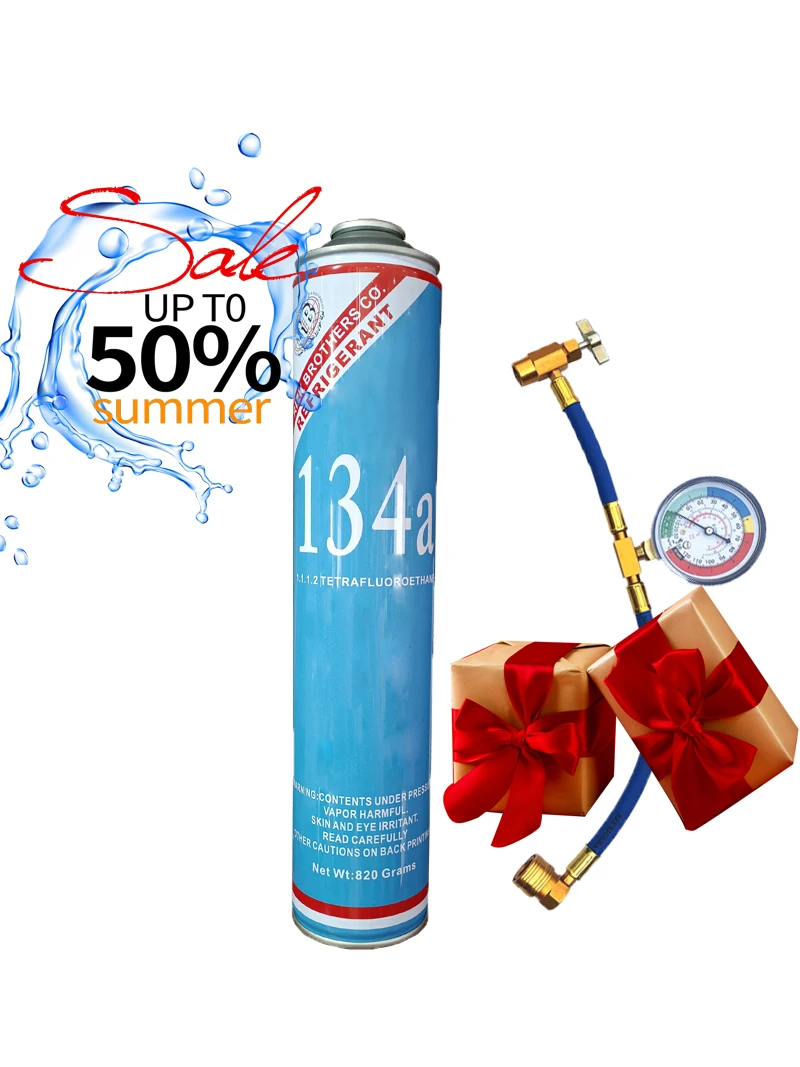 Авто кондиционер присадка R134a вес нетто 820 г быстрое охлаждение агент для