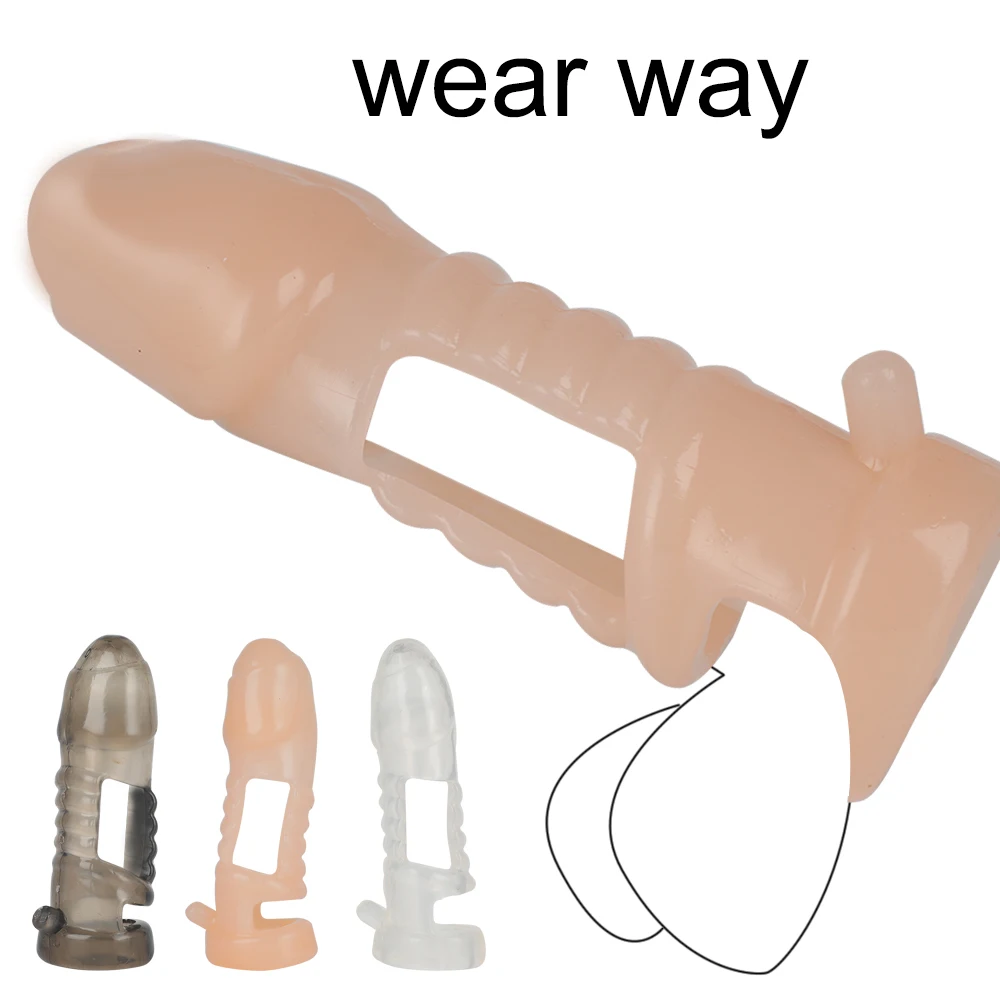 Хрустальный пенис для мужчин многоразовые силиконовые презервативы секса