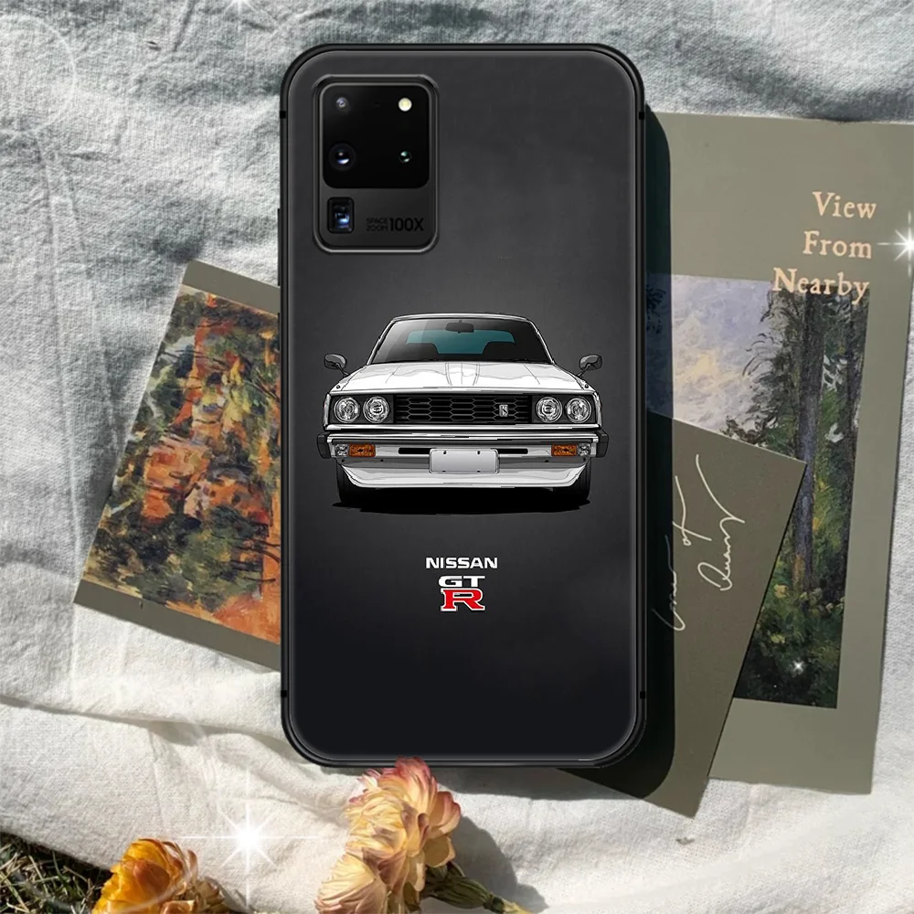 

Nissans Car cool Logo Phone Case Cover Hull For Samsung Galaxy S 7 8 9 10 e 20 FE edge uitra plus Note 9 10 20 black Hoesjes