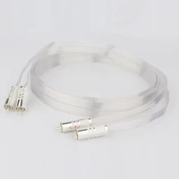 hifi silver plated rca cable rca to rca interconnect cable with silver plated rca plug hif audio interconnect cable