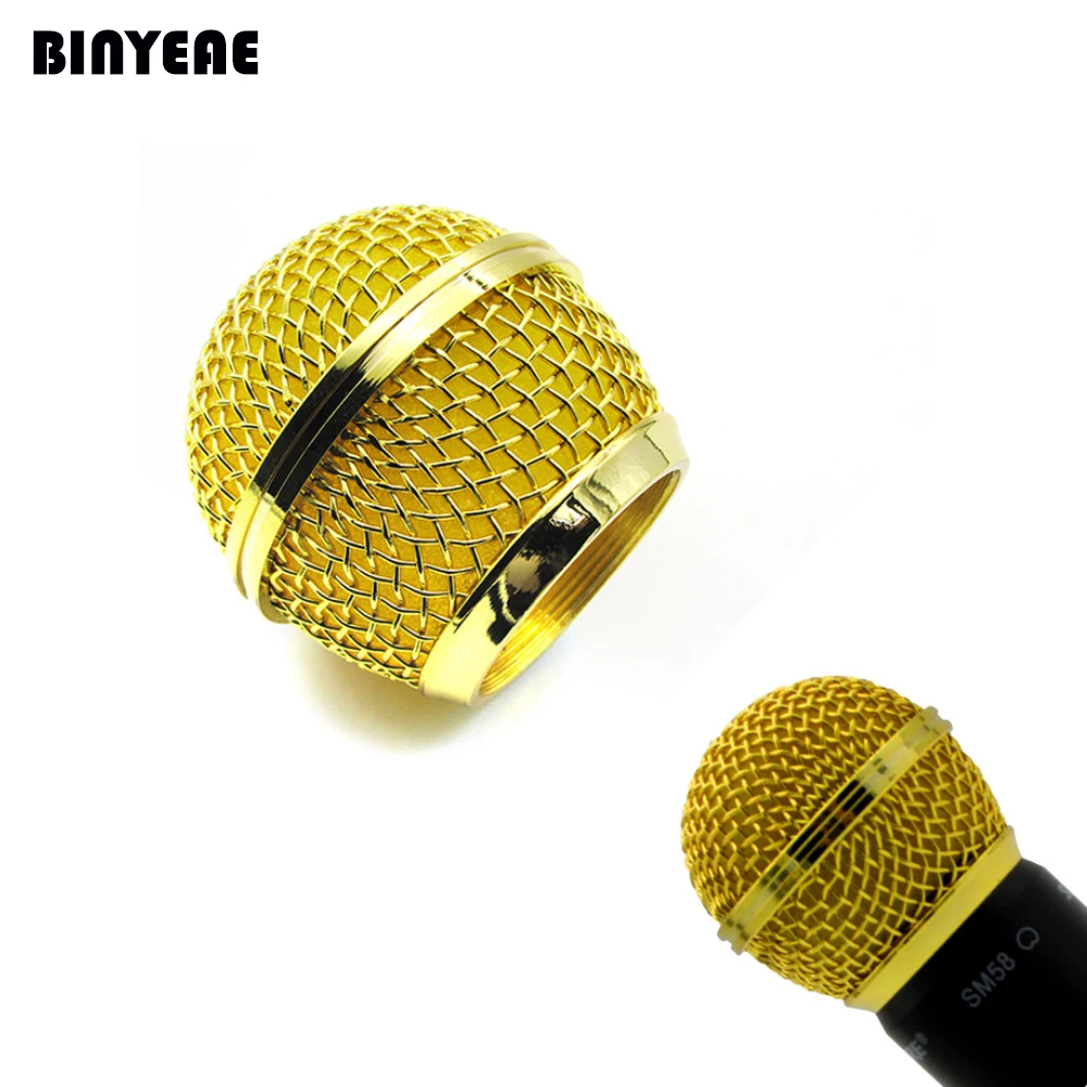 Сетчатая решетка для микрофона BINYEAE Shure SM58 SM58S SM58LC беспроводная и Кардиоидная