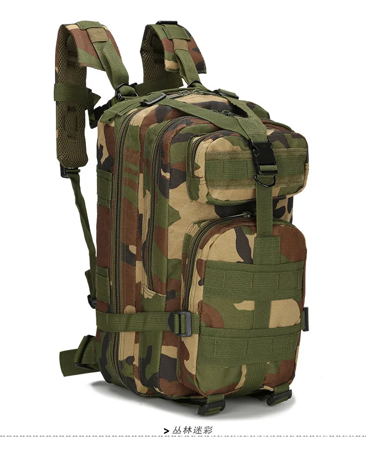 Тактическая Сумка Molle, военный Штурмовой Рюкзак, армейский уличный Камуфляжный походный рюкзак, водонепроницаемый рюкзак, аксессуары для охоты - Цвет: only bag