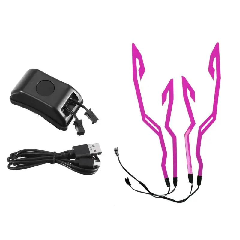

Upgrade USB Rechargeable Motorcycle Helmet LED Light Night Riding Signal Led Helmet Light Strip for Motorcycle Bike Helmet