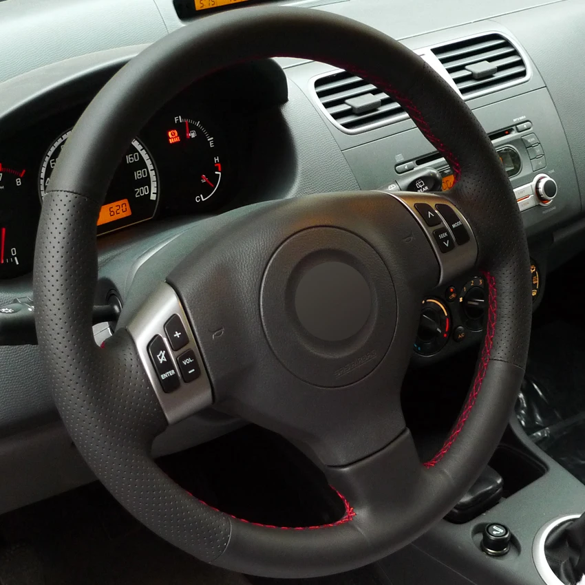Чехол из искусственной кожи для руля Suzuki Swift Sport 2005-2011 Splash 2007-2015 Opel Agila 2008-2015 Vauxhall |