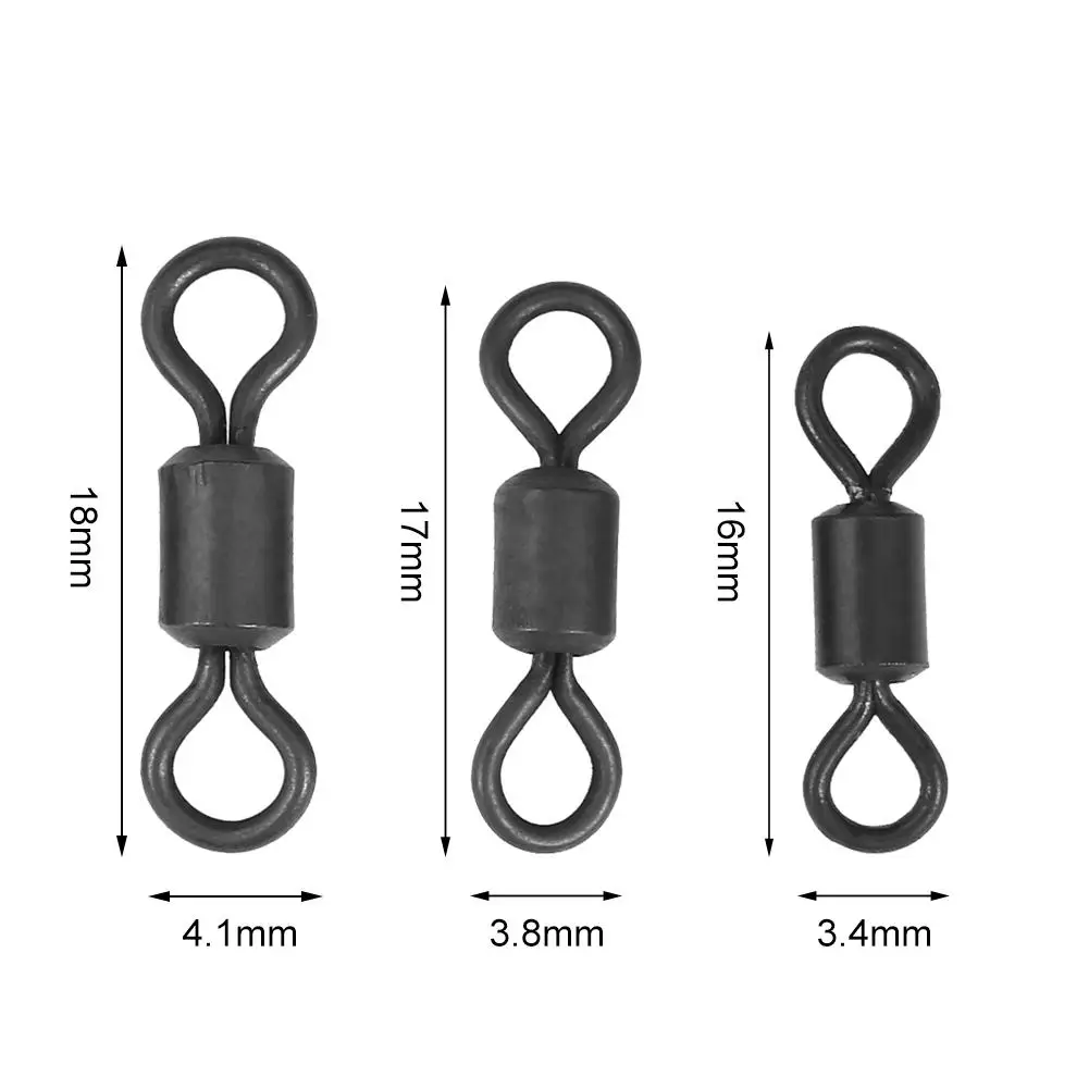 

Hot Sale Rolling Swivels Rigs Connectors Delicate Design Stainless Steel Fish Connector Rolling Swivels Rig Barrel Pin Connector