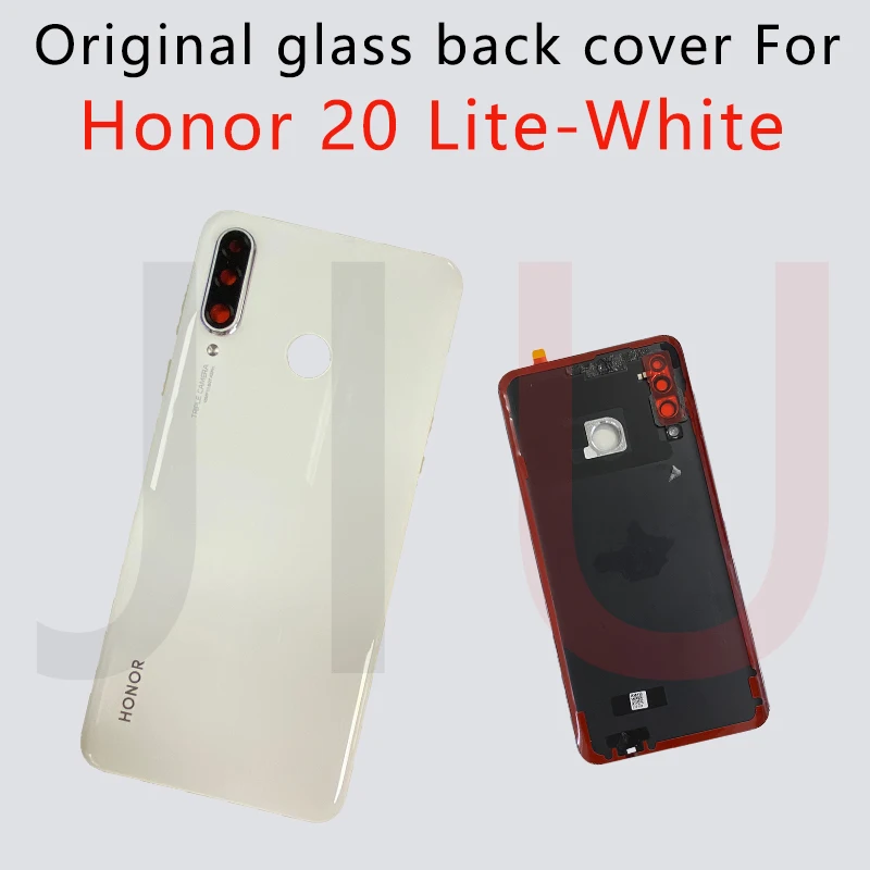 Funda trasera de cristal original para Huawei P30 lite, cubierta de bater&iacute;a MAR-LX1B,Mar-lx1h/MAR-LX1M para honor 20 lite, carcasa de repuesto-5