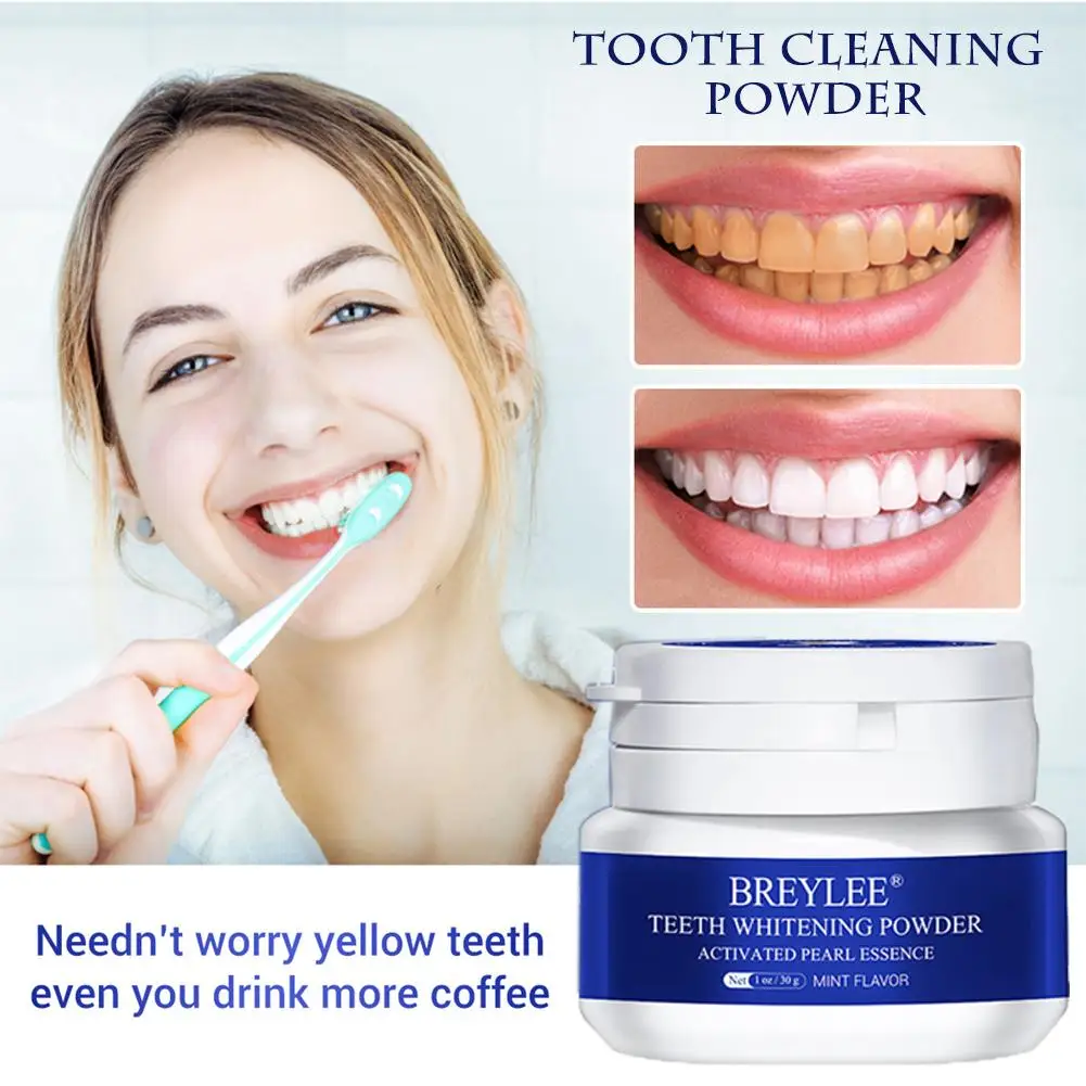 Порошок для отбеливания зубов с натуральным жемчугом порошок удаления пятен
