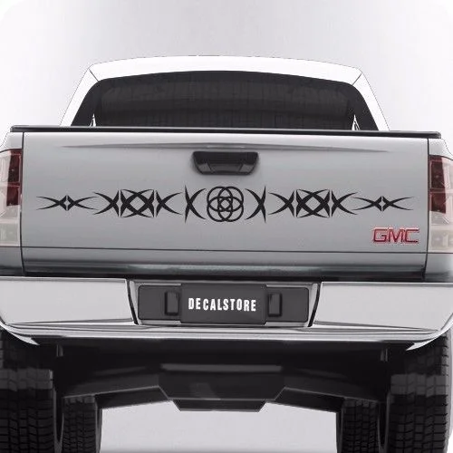 

For Tailgate Barbwire decal sticker for pickup truck Chevy Silverado GMC Sierra 041
