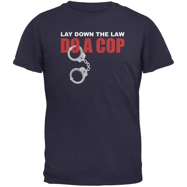 

Lay Down with a Cop Blue Adult T-Shirt