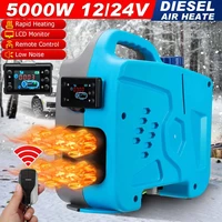 car heater 5 kw 12v 24v all in one air diesels heater parking heater remote control lcd monitor for rv motorhome trucks boats