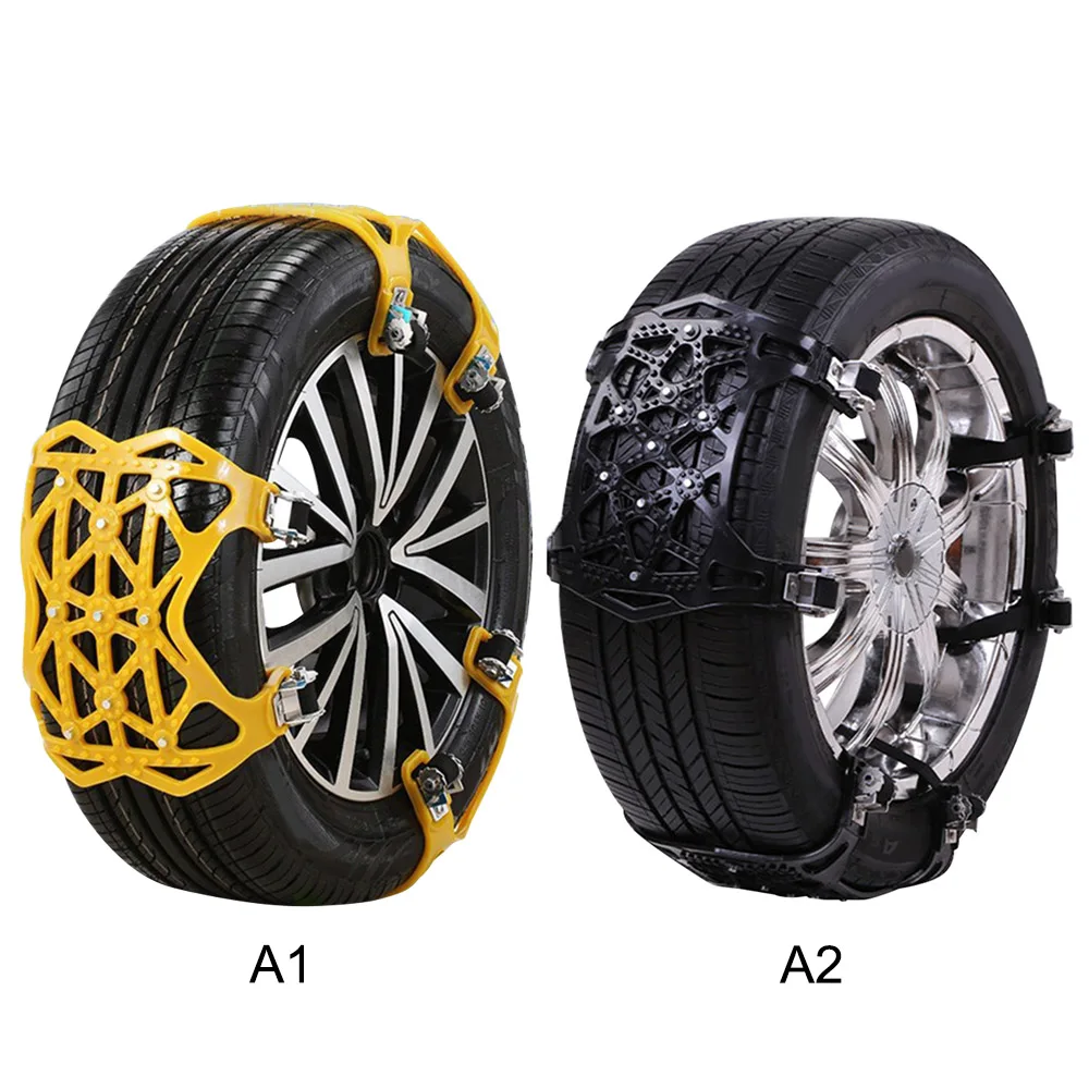 

3Pcs TPU Snow Chains General Automobile Tire For SUV Off-road Safety Chains Snow Mud Anti Slip Universal Car Suit Tyre Sep20 New