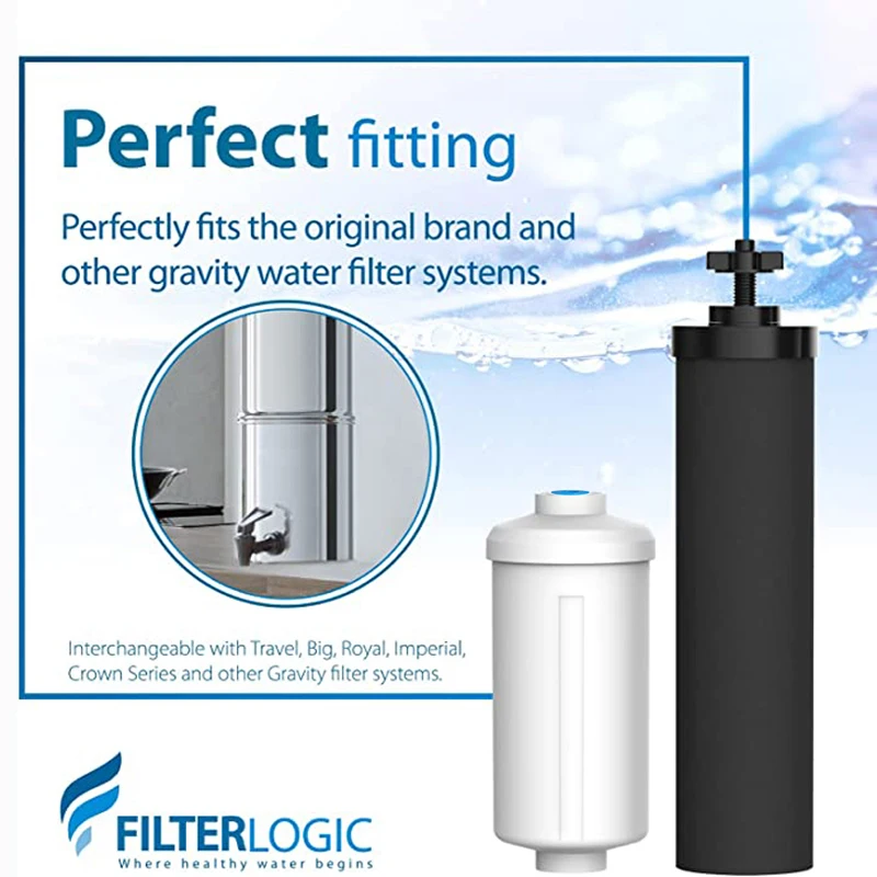 Заменить фтористый фильтр Berkey PF-2 (комплект из 2 шт.)-только очиститель | Бытовая