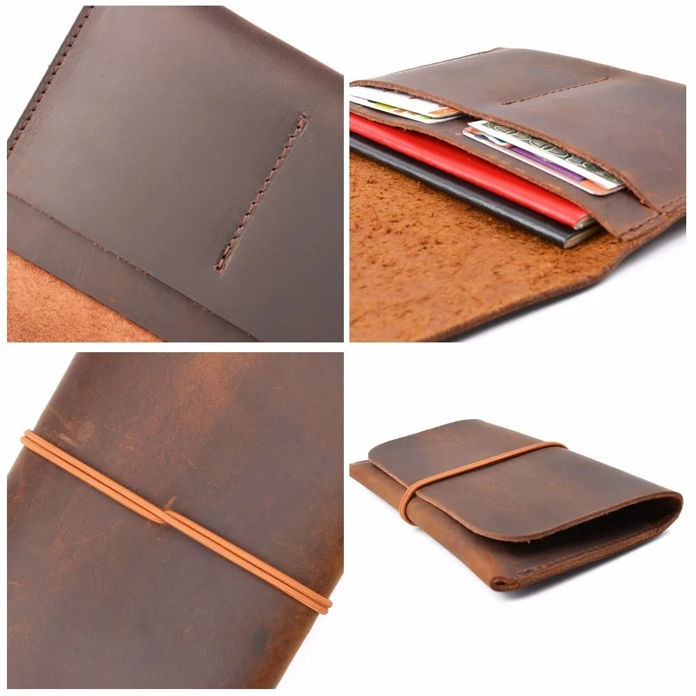 100 шт./лот чехол для паспорта из натуральной кожи однотонный держатель кредитных