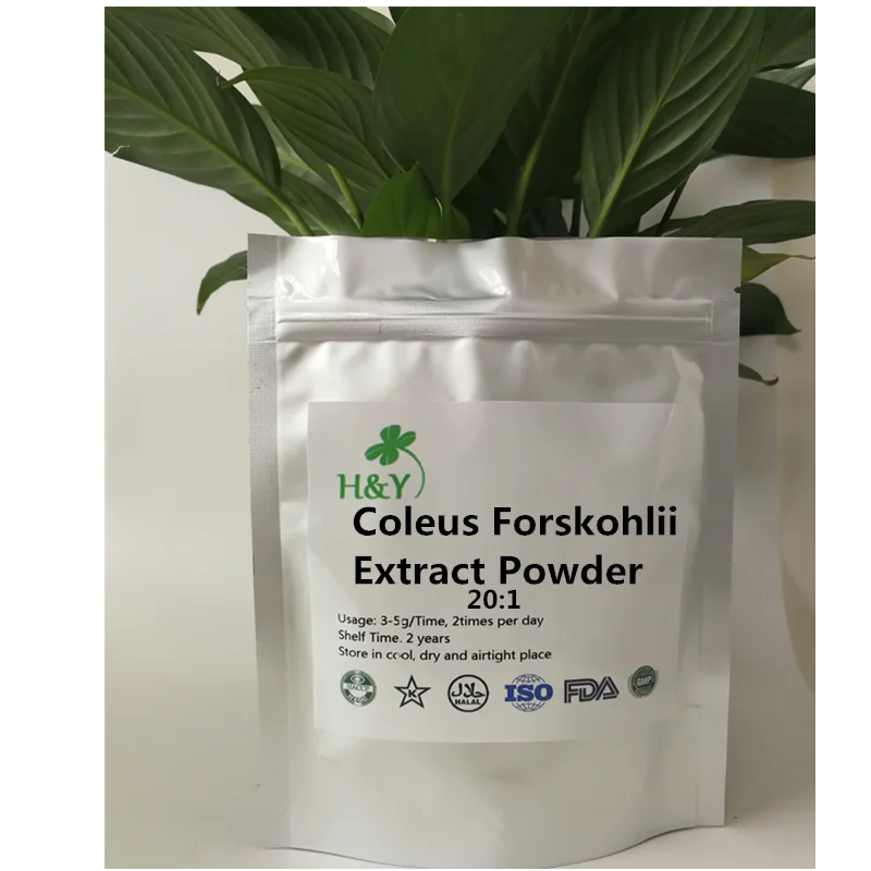 150 1000 г Бесплатная доставка Coleus Forskohlii экстракт порошок 20: 1 в наличии|Товары для