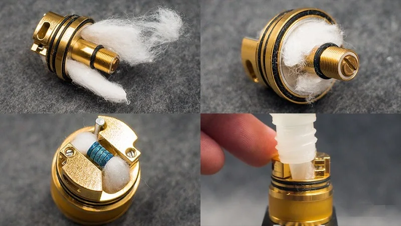 Быстрая доставка RDTA ОСА нано танк атомайзер 510 нить для мех мод rda rba rdta approvizer