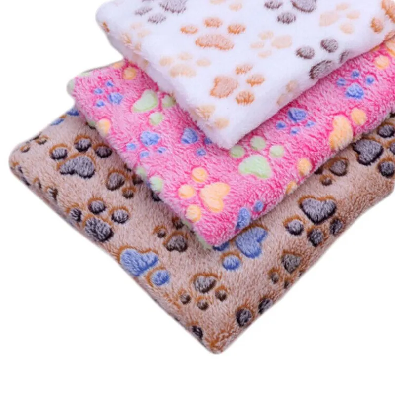 Зимний теплый толстый коврик для сна больших собак кровать кошек флисовое мягкое