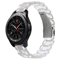 transparent strap for samsung galaxy 46mm42mm for huawei gt2 watch bracelet white silicone watchband20mm 22mm correa de reloj