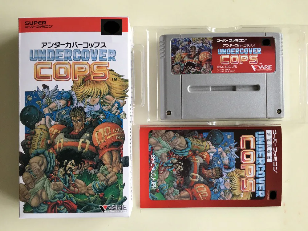 

16Bit Games ** Undercover Cops ( Japan NTSC-J Version!! Box+Manual+Cartridge!! )