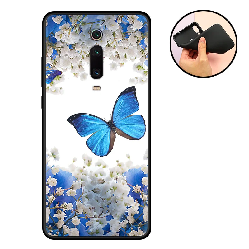 BHDPM Чехлы для Xiao mi Red mi K20, чехол Red mi K20 Pro, черный матовый Силиконовый чехол mi 9 T, задняя крышка для mi 9 T mi 9 T mi 9 T mi 9 T K 20 - Цвет: BHDPM