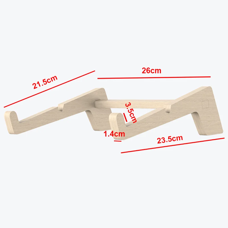 Laptop vertical wooden stand increased height cooling base MacBook Air Pro 13 15 inch desktop | Компьютеры и офис
