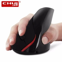 chyi wireless vertical mouse 2 4g 1600dpi usb mause with built in rechargeable lithium battery office pc ergonomic optical mice