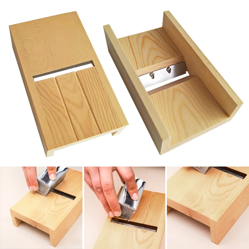 High quality Wooden Beveler Planer Handmade Soap Candle Loaf Mold Cutter Soap Cutting Tools Craft Making Tool