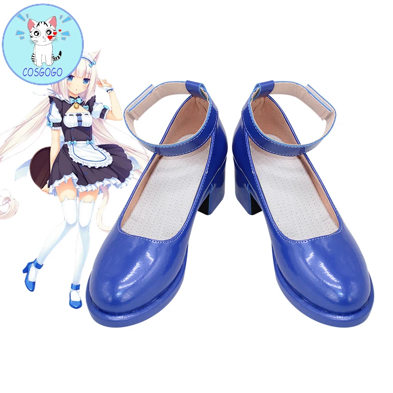 Аниме Новинка Nekopara шоколад ваниль косплей ботинки обувь на заказ | Тематическая