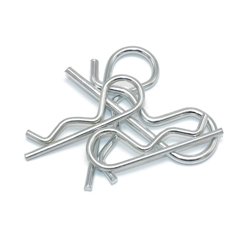 

50pcs 20pcs Carbon Steel Anti-rust Hair Pin Hitch Retaining R Clip Cotter Spring Pin M1 M1.2 M1.5 M1.8 M2 M2.5 M3 M3.5 M4