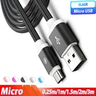 Кабель для зарядки Micro USB, зарядный шнур для Samsung Galaxy A3, A5, A7J3 2016, S6S7Edge, J3, J5, J7 2017, J4, J6, J8, J5, A6, A7 2018, A10, M10