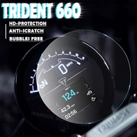 for triumph trident 660 motorcycle accessories electronic dashboard hd protective film scratch film screen protector