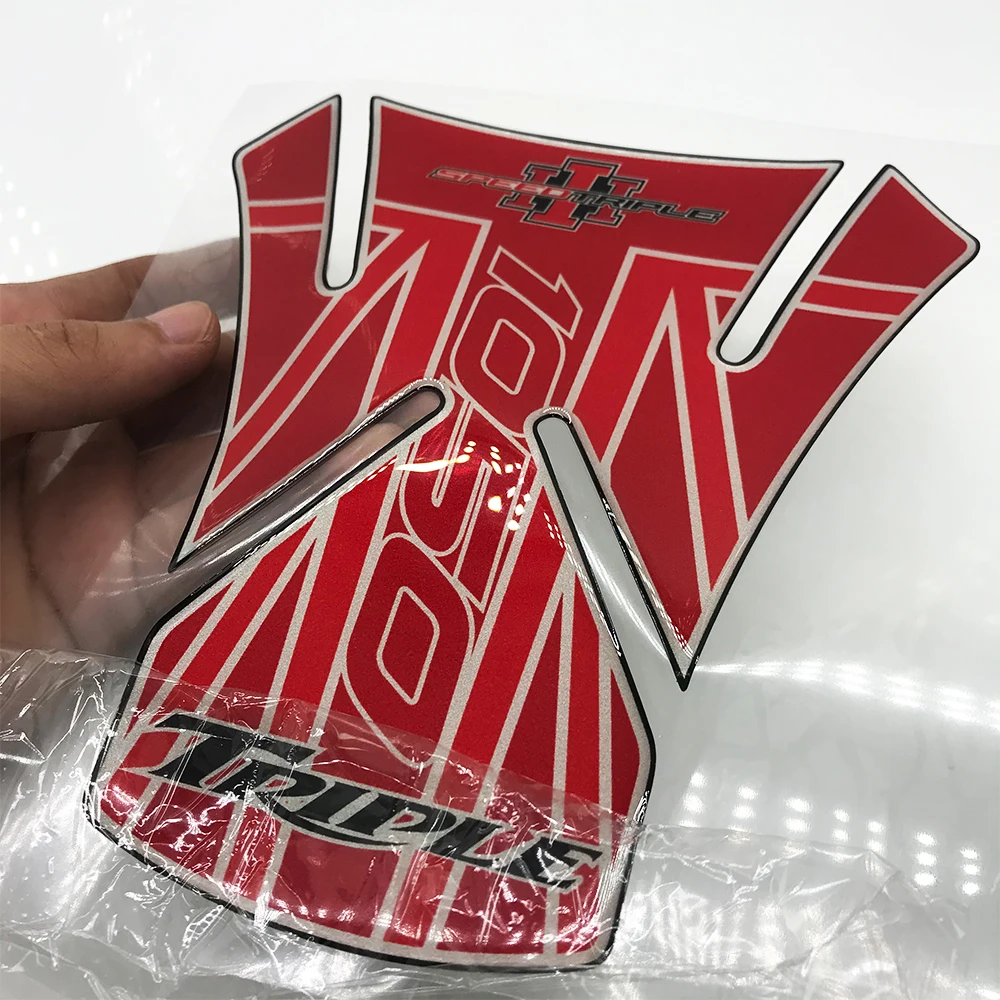 

3D Motorcycle Water & Fade Resistant Self-adhesive Fish Bone Decal Sticker For Triumph Speed Triple 1050 2005-2016 Decal Sticker