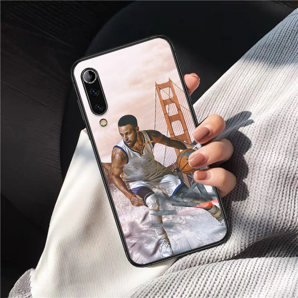 

Curry 30 Basketball Star Phone Case For XIAOMI MI Note 8 9 T 10 Pro Lite SE A2 A3 POCO X M MAX 2 3 black Hoesjes 3D Coque Luxury