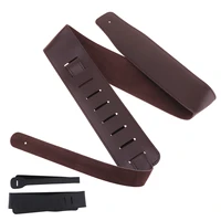 adjustable guitar strap belt 110 130cm length pu leather acoustic folk electric bass guitar belt musical instruments accessories